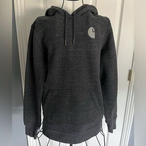 Carhartt Ladies Relaxed Fit Hoodie. Colour: Speckled Grey